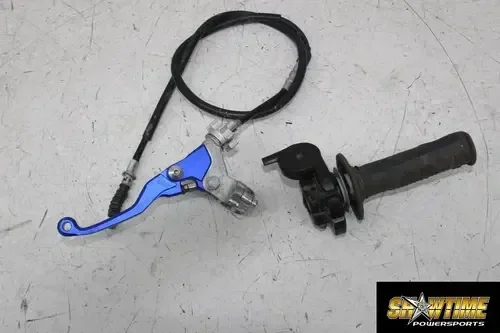 00 YAMAHA YZ125 CLUTCH PERCH MOUNT WITH LEVER THROTTLE GRIP (SEE DESCP)