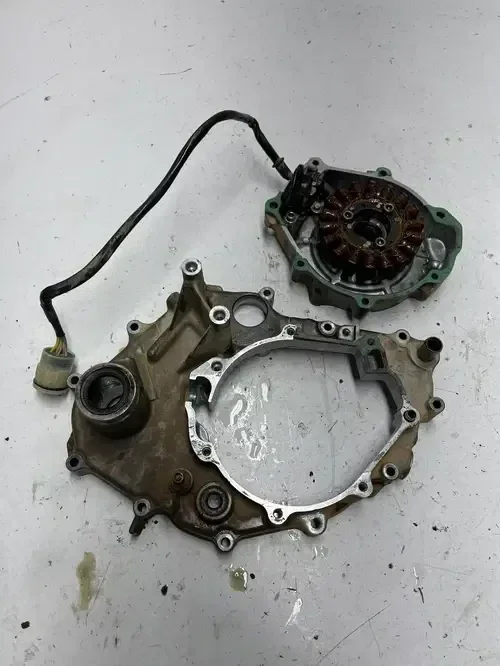 03 2003 Honda Rancher 350 TRX350TE 2×4 OEM GOOD! Stator Ignition Case Cover