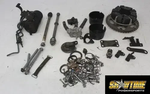 04-16 TRIUMPH THRUXTON 900 PARTS HARDWARE NUTS BOLTS SPROCKET AXLE