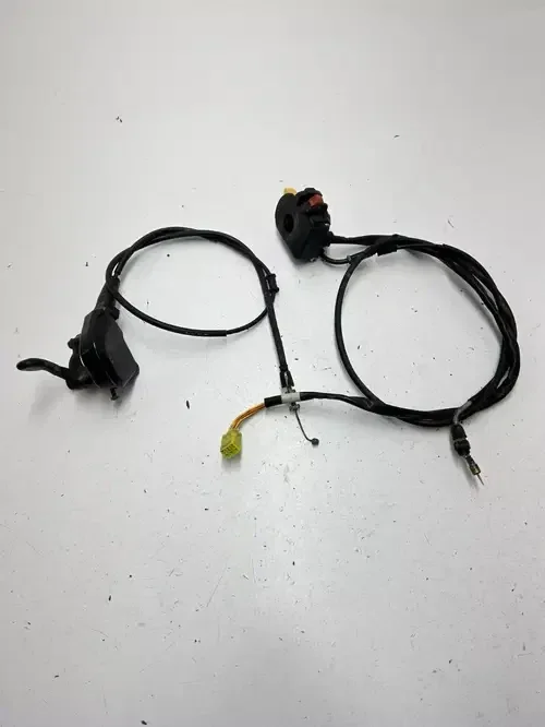 04 2004 Suzuki Eiger 400 LTF 4×4 OEM GOOD! Thumb Throttle Mount Cable Choke