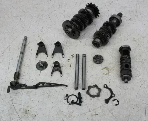 08-12 KAWASAKI NINJA 250 EX250R ENGINE MOTOR TRANSMISSION TRANNY GEARS DRUM