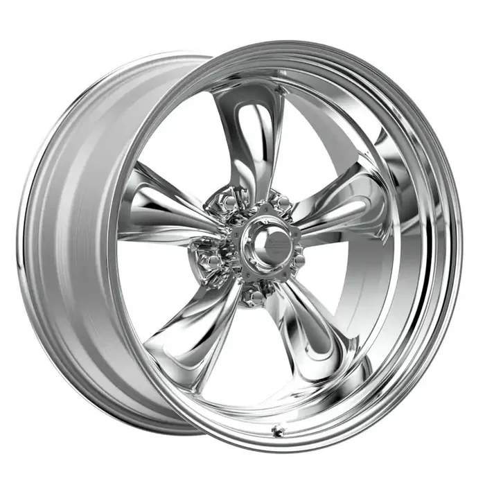 14×7 VN515 Torq Thrust II Polished 5×4.5 bolt 4″ back