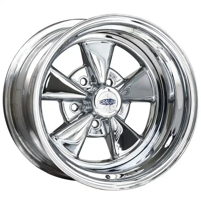 15×10 Cragar 61C SS 5×4.75″ bolt 4.25″ backspace