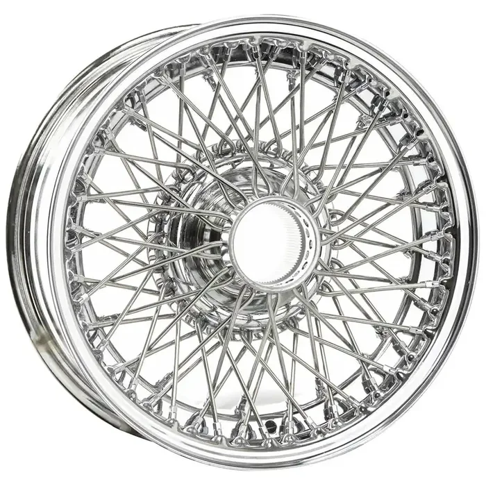 15×6 Dayton Wire 72 Spoke Chrome TBLS