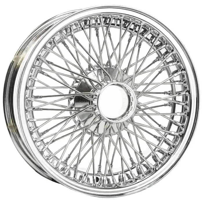 15×6 Dayton Wire 72 Spoke Chrome TT
