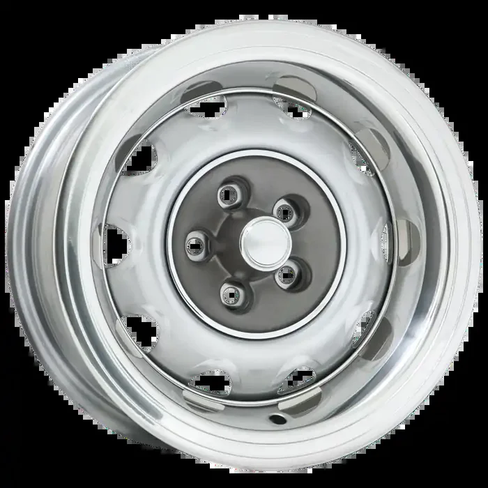 15×8 Chrysler Rallye Silver 5X4″ bolt 4.625″ backspace