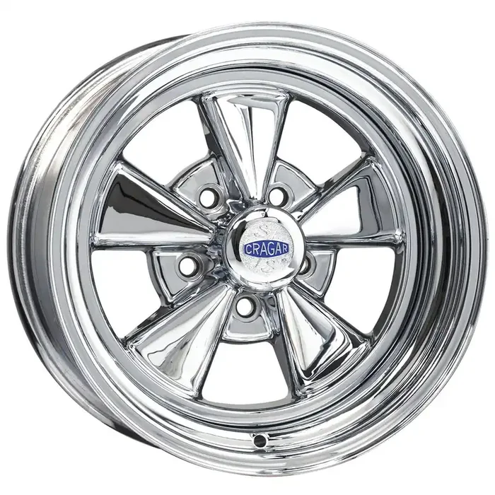 15×8 Cragar 61C SS 5×4.75″ bolt 4″ backspace