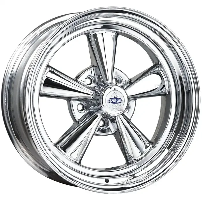 17×7 Cragar 61C SS 5×4.5″ bolt 3.75″ backspace