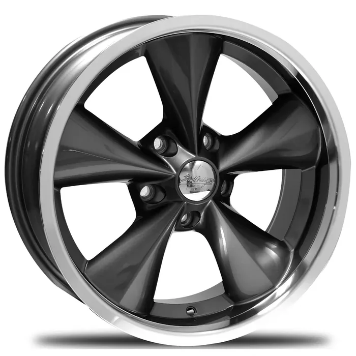 18×7 Junkyard Dog Gunmetal / Machined Lip 5×4.75 BS 4 BP