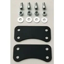 21 Front Wheel Fender Riser Lift Brackets Relocation Adapters 14+ Harley Touring