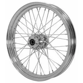 23″ X 3″ 40 Spoke Chrome Front Wheel Harley Road King Street Glide Touring 08-Up