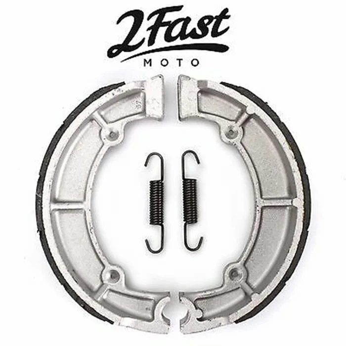2FastMoto Rear Water Grooved Brake Shoes For Kawasaki EN450, EN500, ZL600 [MPN: 41048-1070]
