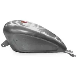 3.3 Gallon EFI Raw Gas Tank Smooth Pleated Indented Harley Sportster XL 07-20