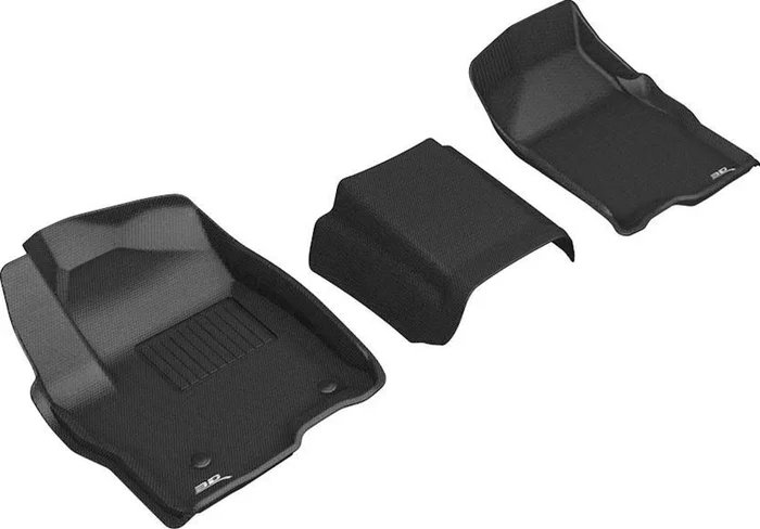 3D Maxpider All Weather Front Floor Liner – Black – GM Fullsize Truck 2019-21