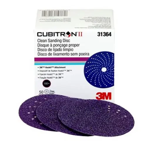 3M Cubitron II Clean Sanding Hookit Disc, 3 inch, 180+ grade – 31364