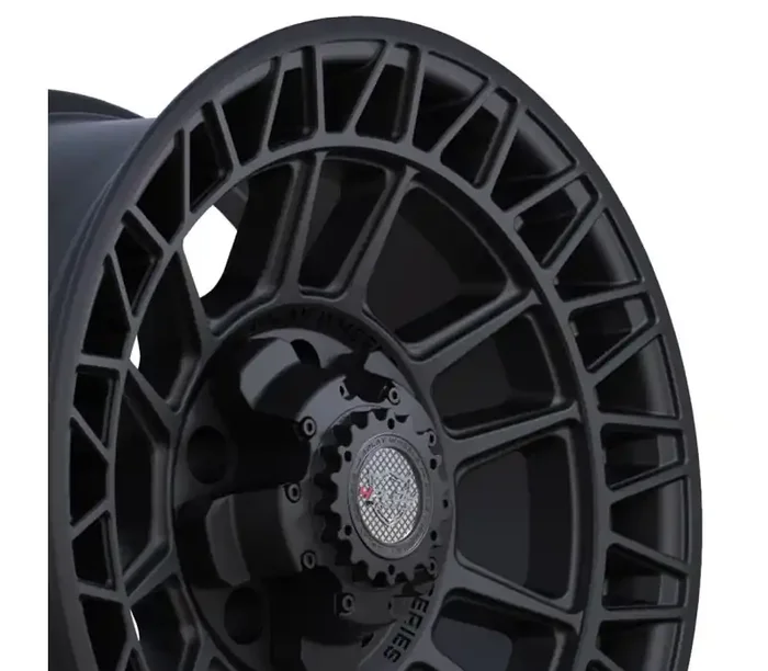 4Play Wheels 4PLAY Wheel 17×9 4PS12 Satin Black Rim Dodge Ram 1500 1994-2010 4PS12-17090-5D55-0B1