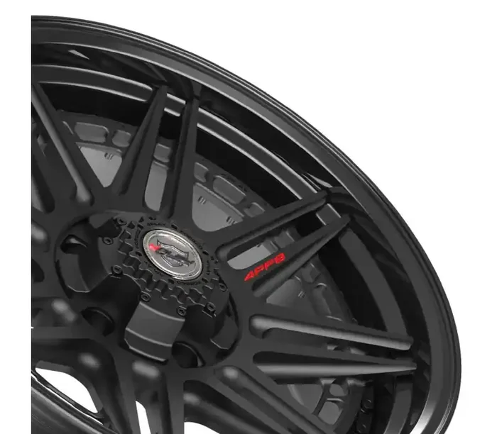 4Play Wheels 4PLAY Wheel 20×9 4PF8 Gloss Black Barrel with Matte Center Rim Ford F-150 1992-1996 4PF8-20090-5D55-0B1-B
