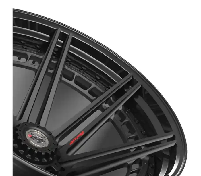 4Play Wheels 4PLAY Wheel 24×14 4PF8 Gloss Black Barrel with Matte Center Rim Chevrolet C2500 1988-2000 4PF8-24140-8650-76B1-B