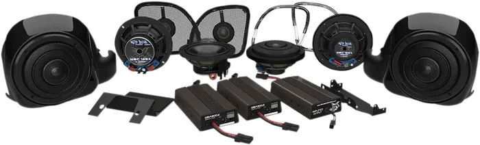 900 Watt 6-speaker Complete Amplified Kit