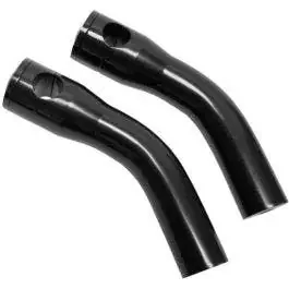 Accutronix Black 7″ Pullback Billet Aluminum Risers 1″ Bars Standard Triples Fit