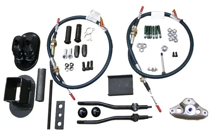 Advance Adapters 303008L Advanced Adapters Cable Shift Kit for 07-18 Jeep Wrangker & Wrangler Unlimited JK with 2 Speed Atlas II Transfer Case