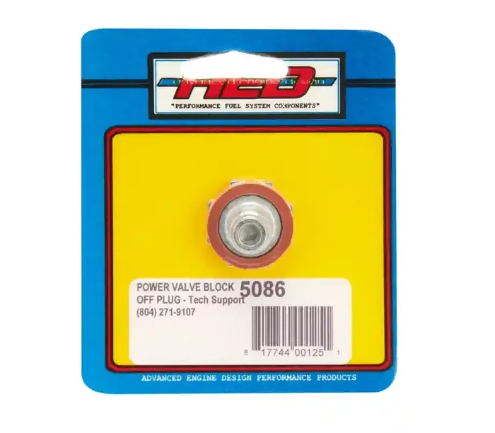 Advanced Engine Design Power Valve Block-Off Plug 5086