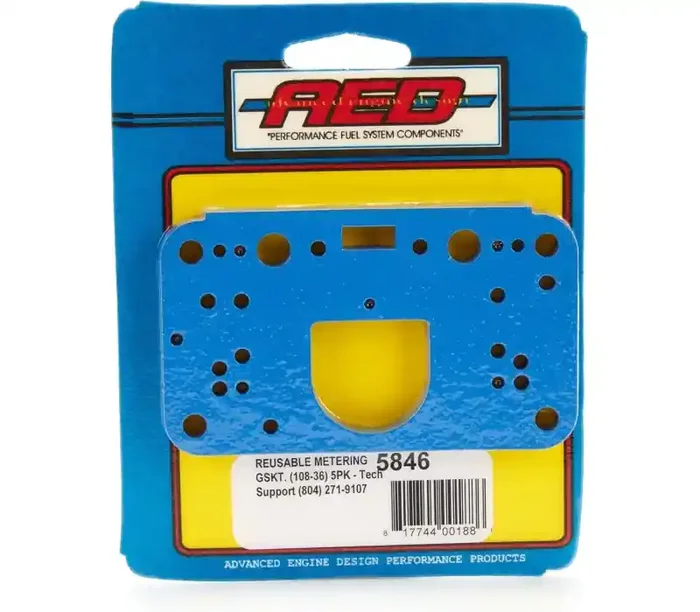 Advanced Engine Design Reusable Metering Block Gaskets (5) 5846
