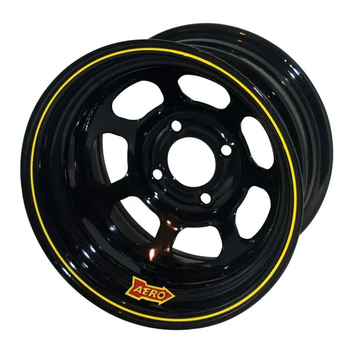 Aero 30 Series Roll Formed Wheel – Black – 13 ” x 7 ” – 3 ” Offset – 4 x 4.25 ” Bolt Circle – 15 lbs.
