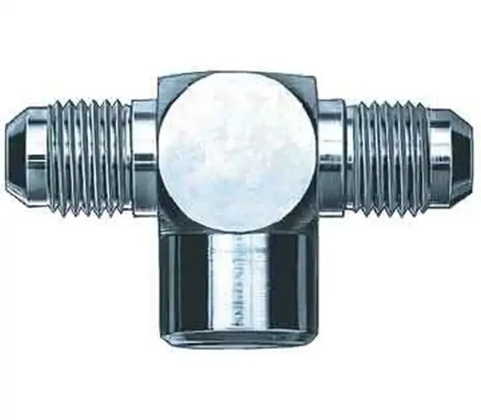Aeroquip Stl Tee 1/8npt female to 4an Fitting FBM2882