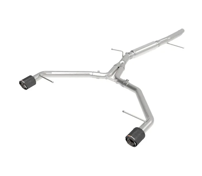 aFe 17-19 Audi A4 (L4-2.0L) MACH Force-Xp Stainless Steel Axle-Back Exhaust System – Carbon Tip 49-36419-C