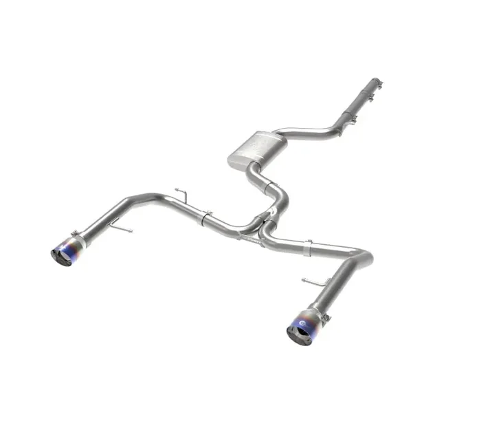 aFe 19-21 VW Jetta GLI (MKVII) L4-2.0L (t) MACH Force-Xp 304 SS Cat-Back Exhaust System Blue Tips 49-36432-L