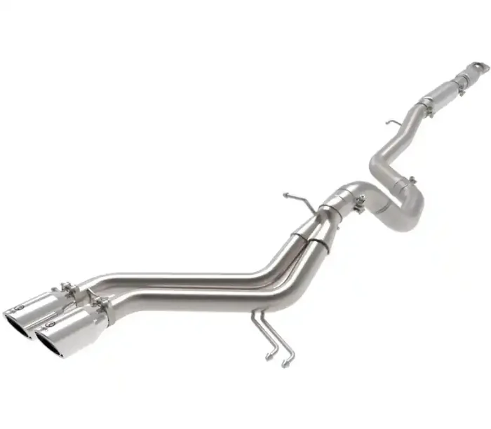 aFe Takeda 2-1/2in to 3in SS-304 Cat-Back Exhaust w/ Polished Tips 13-17 Hyundai Veloster L4-1.6L 49-37018-P