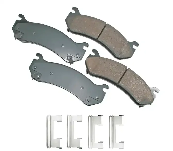 Akebono Brake Corporation ProACT Ultra-Premium Bra ke Pads – Front & Rear ACT785