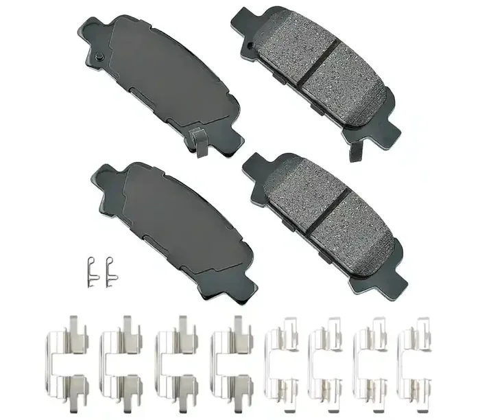 Akebono Brake Corporation ProACT Ultra-Premium Bra ke Pads – Rear ACT770A