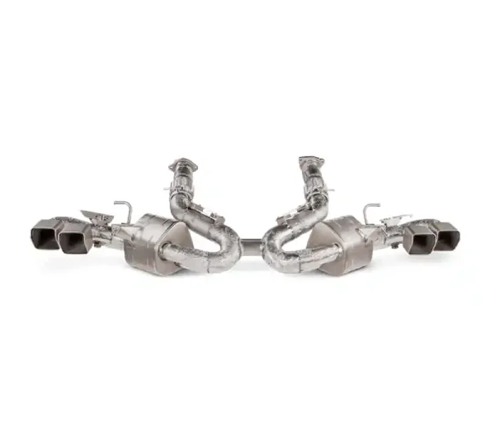 Akrapovic 2020+ Chevrolet Corvette C8 Slip-On Line (Titanium) S-CO/TI/3