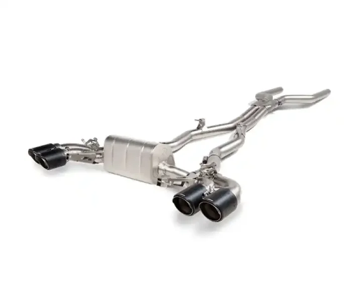 Akrapovic 2021 BMW M8/M8 Competition (F91/F92) Evolution Line Cat Back (Titanium) w/Carbon Tips S-BM/T/23