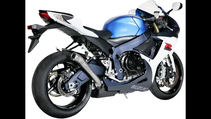 Akrapovic GP-Style Megaphone Slip-On Line Muffler for 2011 – 2017 Suzuki GSX-R Models ~ 1811-2393; Titanium, Size One Size (TTOS)