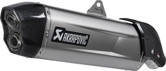 Akrapovic Slip-On Line Muffler for 2022 – 2023 Aprilia Tuareg 660