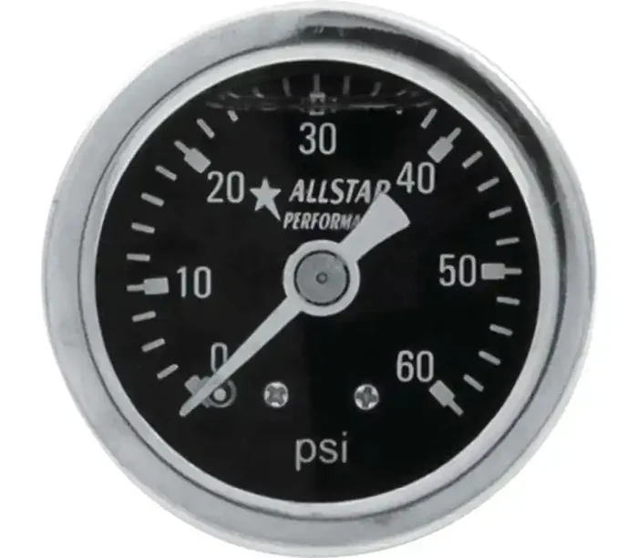 Allstar Performance 1.5in Gauge 0-60 PSI Liquid Filled ALL80204