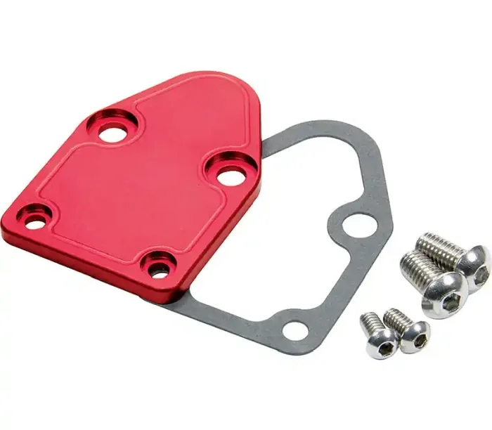 Allstar Performance SBC F/P Block Off Plate Red ALL40302