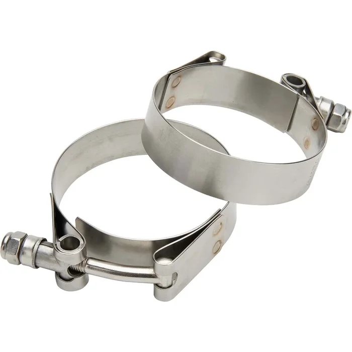 Allstar Performance T-Bolt Hose Clamp – 3/4 in Wide – 1-3/4 to 2 in Range – Stainless (Pair)