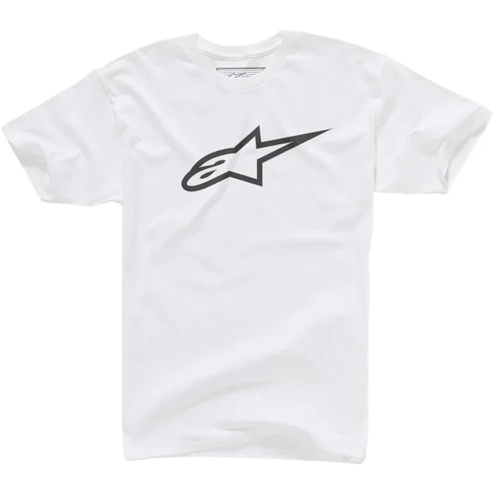 ALPINESTARS 3030-9541 1032720302010L Ageless Classic T-Shirt Ageless T-Shirt – White/Black – Large