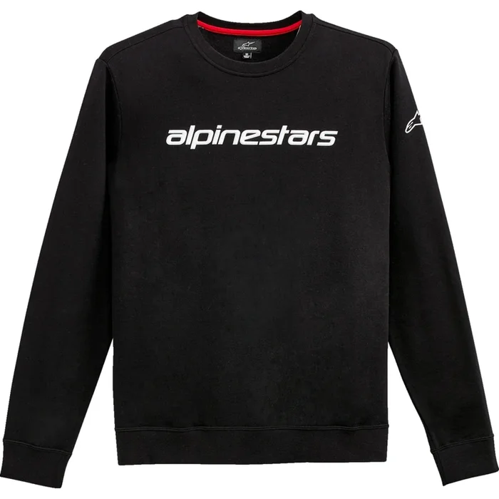 ALPINESTARS 3050-6075 12125132410202X Linear Crew Fleece black/white – 2xl