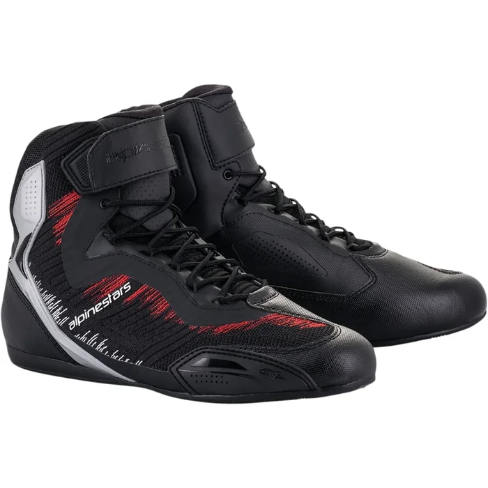 ALPINESTARS 3405-2695 2510319193010 Faster-3 Rideknit® Shoes black/silver/red – us 10