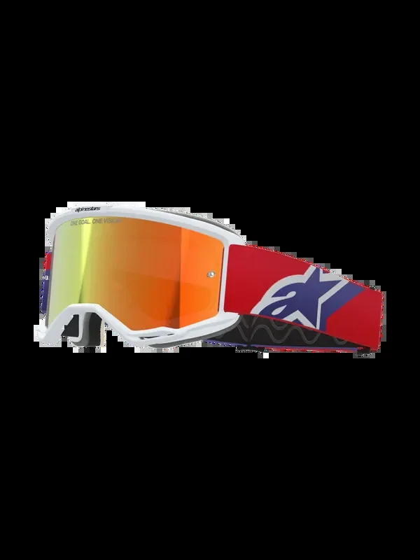 Alpinestars Vision 5 Goggle – Corp – Red/Purple – Red Mirror Lens