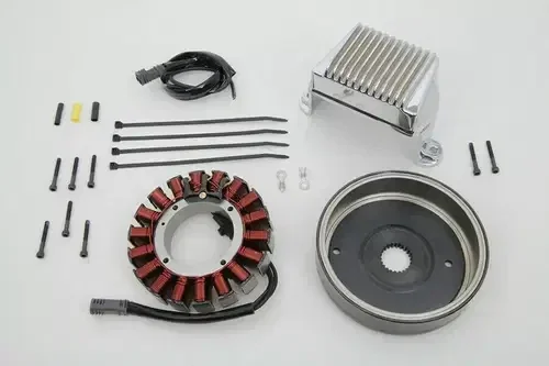 Alternator Charging System Kit 50 Amp for Harley Davidson by V-Twin