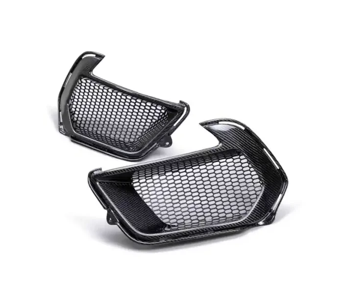 Anderson Composites 21-22 Ford Mustang Mach 1 Carbon Fiber Air Duct Bezels AC-ADB21FDMUM1