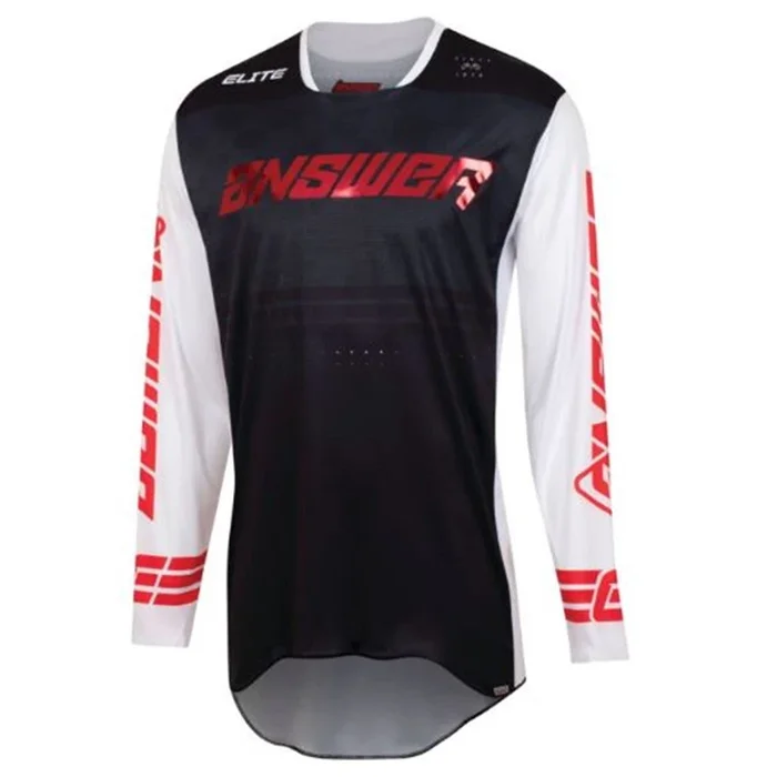 Answer Men’s A23 Elite Finale Jersey – Black/White/Red – Large 447446