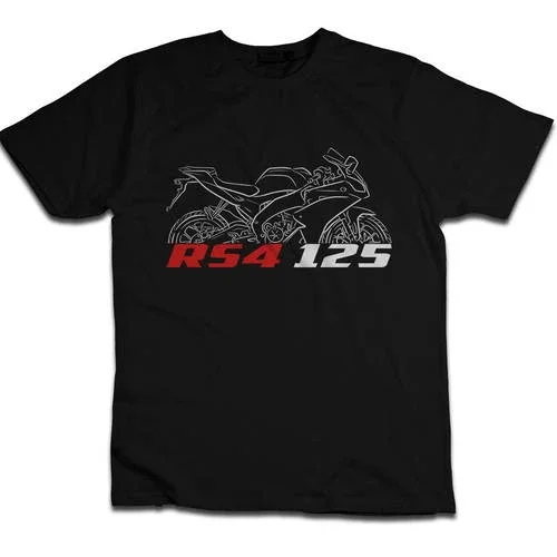 Aprilia RS4 125 2011-2016, Motorcycle Tee Shirt for Riders, S-5XL