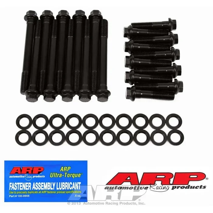 ARP High Performance Series Cylinder Head Bolt Kit – Hex Head – Chromoly – Black Oxide – Edelbrock Magnum – Small Block Mopar
